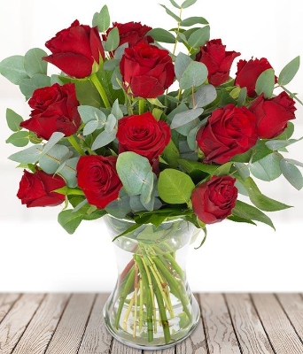 Dozen Red Roses Bouquet