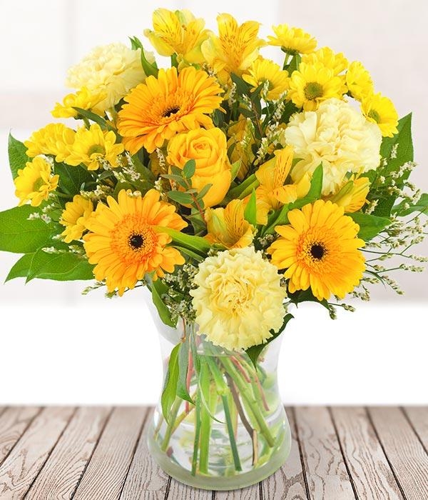 Golden Sunshine round bouquet