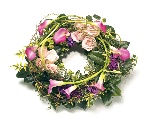 Wreath Grouped Pinks