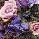 Wreath Leaf Edging Purple and Lilac