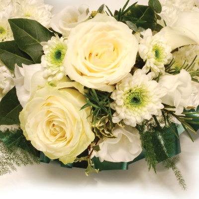 Wreath Based White and Green